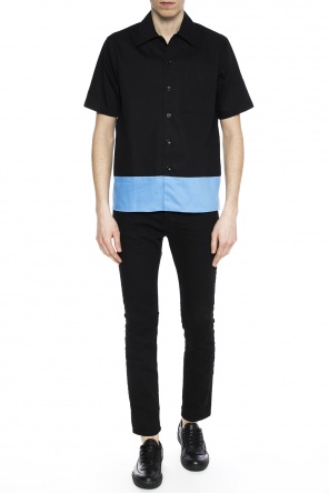 Two-coloured shirt with pocket, zdjęcie 2 Two-coloured shirt with pocket od Ami Alexandre Mattiussi